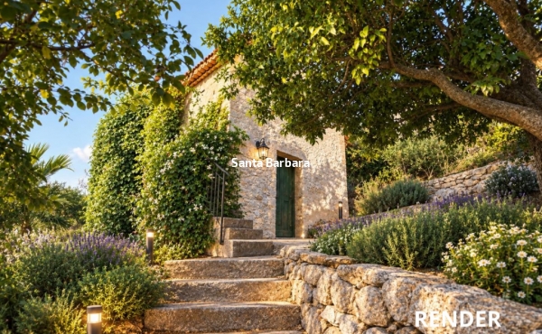 Casa rurale con vista mare nella Costa degli Dei.